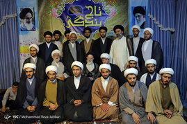 مراسم عمامه گذاری طلاب درقم
