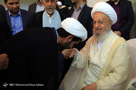 مراسم عمامه گذاری طلاب درقم
