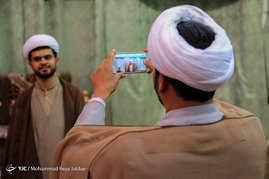 مراسم عمامه گذاری طلاب درقم

