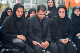 تشییع پیکر جانباز بهمن گلبارنژاد