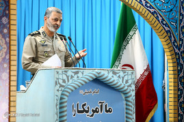 سخنرانی امیر سرتیپ سید عبدالرحیم موسوی جانشین رییس ستاد کل نیروهای مسلح در نماز جمعه تهران