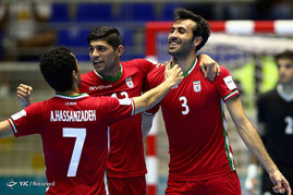 صعود تیم ملی ایران به مرحله نیمه نهایی جام جهانی فوتسال
