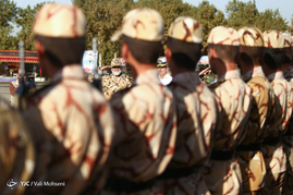 صبحگاه مشترک یگان‌های نمونه ارتش
