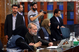 دیدار رئیس مجلس با رئیس و معاونان مرکز آمار ایران