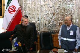دیدار رئیس مجلس با رئیس و معاونان مرکز آمار ایران