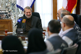 دیدار رئیس مجلس با رئیس و معاونان مرکز آمار ایران