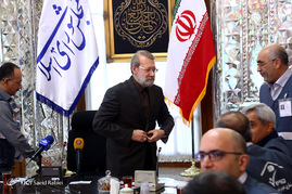 دیدار رئیس مجلس با رئیس و معاونان مرکز آمار ایران