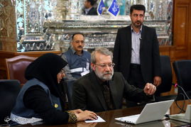 دیدار رئیس مجلس با رئیس و معاونان مرکز آمار ایران