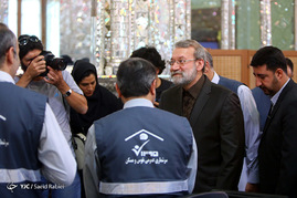 دیدار رئیس مجلس با رئیس و معاونان مرکز آمار ایران