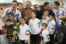 بازگشت ملی پوشان فوتسال از جام جهانی کلمبیا