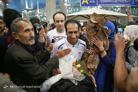بازگشت ملی پوشان فوتسال از جام جهانی کلمبیا