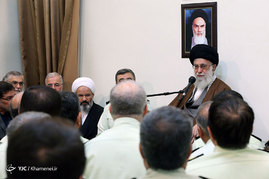 دیدار فرماندهان نیروی انتظامی با رهبر معظم انقلاب 