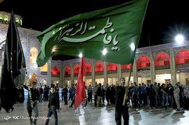 مراسم عزاداری ماه محرم در حرم شاهچراغ (ع)
