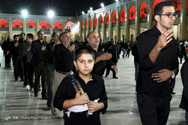 مراسم عزاداری ماه محرم در حرم شاهچراغ (ع)
