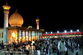 مراسم عزاداری ماه محرم در حرم شاهچراغ (ع)
