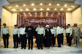 مراسم تجدید میثاق فرمانده ناجا با آرمانهای امام خمینی (ره)