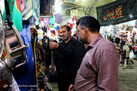 بازار شیراز در ماه محرم‎
