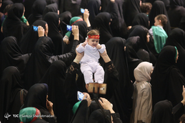 مراسم شیر خوارگان حسینی در مصلی تهران