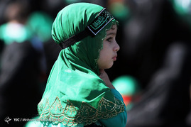 مراسم شیرخوارگان حسینی در حرم امام رضا(ع)