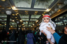 مراسم شیر خوارگان حسینی در مصلی تهران
