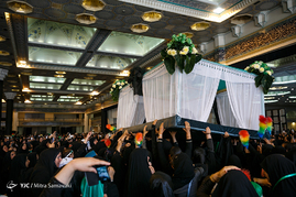 مراسم شیر خوارگان حسینی در مصلی تهران