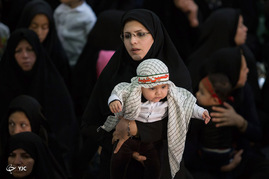 مراسم شیرخوارگان حسینی در حسینیه امام خمینی(ره) - همدان‎
