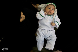مراسم شیرخوارگان حسینی در حسینیه امام خمینی(ره) - همدان‎
