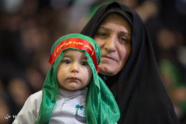 مراسم شیرخوارگان حسینی در حسینیه امام خمینی(ره) - همدان‎
