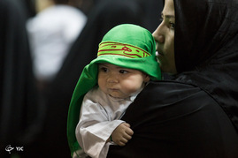 مراسم شیرخوارگان حسینی در حسینیه امام خمینی(ره) - همدان‎
