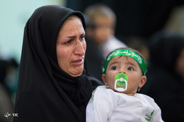 مراسم شیرخوارگان حسینی در حسینیه امام خمینی(ره) - همدان‎
