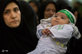 مراسم شیرخوارگان حسینی در حسینیه امام خمینی(ره) - همدان‎

