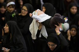 مراسم شیرخوارگان حسینی در حسینیه امام خمینی(ره) - همدان‎

