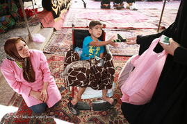 مراسم شیرخوارگان حسینی در مرکز طبی کودکان
