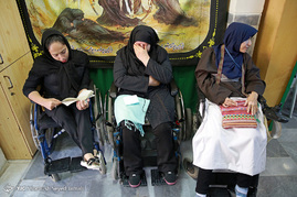 عزاداری حسینی در آسایشگاه کهریزک