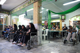 عزاداری حسینی در آسایشگاه کهریزک