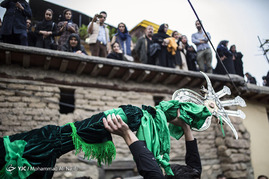 مراسم سنتی علم بندان در ماسوله
