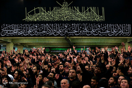 مراسم عزاداری شب تاسوعای حسینی با حضور رهبر معظم انقلاب