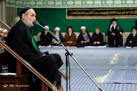مراسم عزاداری شب تاسوعای حسینی با حضور رهبر معظم انقلاب