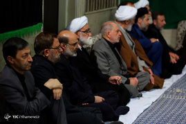 مراسم عزاداری شب تاسوعای حسینی با حضور رهبر معظم انقلاب
