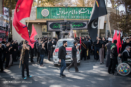 دسته عزاداران حسینی در تهران