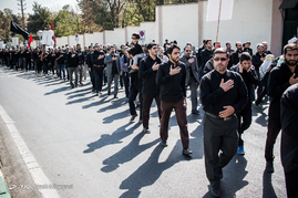 دسته عزاداران حسینی در تهران