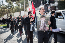 دسته عزاداران حسینی در تهران