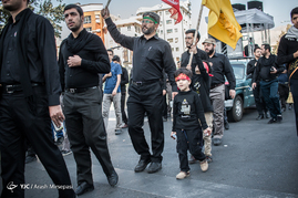 دسته عزاداران حسینی در تهران