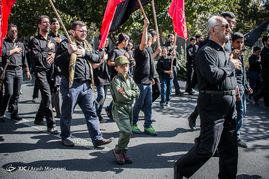 دسته عزاداران حسینی در تهران