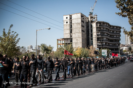 دسته عزاداران حسینی در تهران