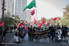 دسته عزاداران حسینی در تهران