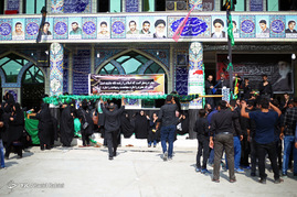 مراسم عزاداری تاسوعای حسینی در روستای لاریم