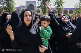 مراسم تاسوعای حسینی در حرم شاهچراغ (ع) - شیراز‎
