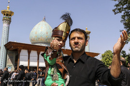 مراسم تاسوعای حسینی در حرم شاهچراغ (ع) - شیراز‎
