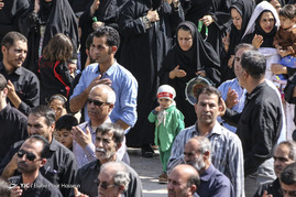 مراسم تاسوعای حسینی در حرم شاهچراغ (ع) - شیراز‎
